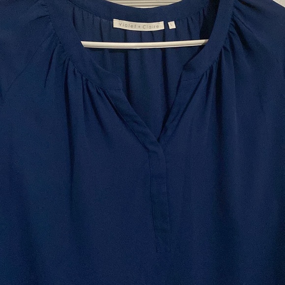 Violet + Claire large blue blouse - Picture 3 of 3